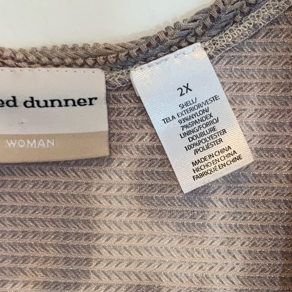 Alfred Dunner Marbled Pastels Lightweight Open Cardigan - Picture 8 of 8